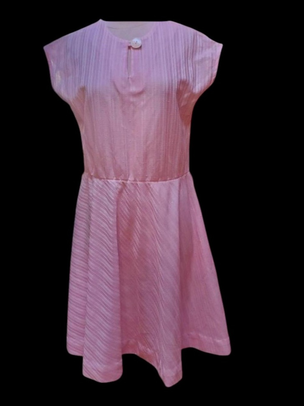 Late 70s‎/Early 80s Studio "36" Pale Pink A-Line Swing Dress